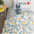 Cotton cartoon child Xia Liang was dinosaur air conditioner was kindergarten thin quilt single cotton summer quilt