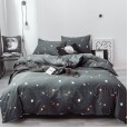 Nordic style cotton pure cotton bedding four-piece dormitory sheets people 3 three-piece bed quilt