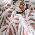 Shu cotton wool blanket three-dimensional brushed jacquard air conditioning small blanket siesta blanket single office lunch break blanket