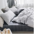 Spring and summer new cotton four-piece suit Scandinavian simple fashion cotton quilt cover bed bed bed three-piece suit