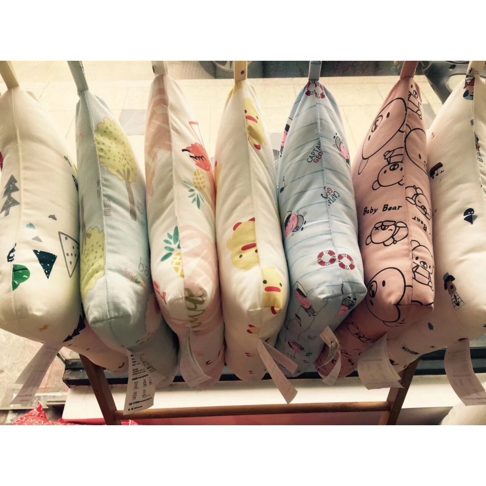 New cotton dinosaur Ins small fresh cartoon 60S long-staple cotton washable children's pillow core infant baby pillow