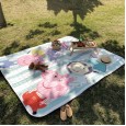 Chic Korean style waterproof and moisture-proof children's urine-proof climbing mat foldable spring tour picnic mat