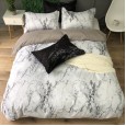 Hot-selling home textile marble pattern three or four sets without bed linen kit