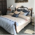 60 pieces of brushed cotton four-piece thickened autumn and winter embroidered cotton 1.8m bed solid color simple European-style home textile bedding