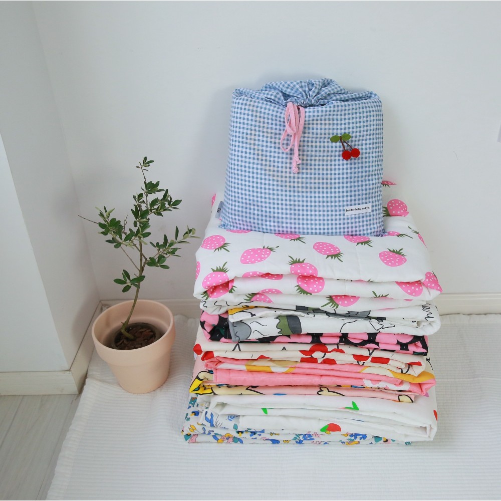 Cotton double gauze cartoon printing children baby cotton summer cool quilt washable single double air conditioning quilt