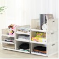 T wardrobe drawer storage layered partition storage artifact clothes storage box plastic storage box large storage box
