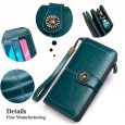 RFID antimagnetic wallet new female Korean version ladies wallet leather wallet wallet wallet large capacity clutch