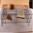 Baking Tools Bread Cooling Rack Black Non-stick Cold-cold Net Biscuit Drying Net 3-layer Color Box