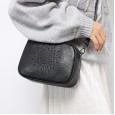 Spring and summer new leather female bag female first layer cowhide Korean fashion female bag shoulder messenger ladies bag