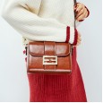 Cowhide bag spring and summer new trendy female bag wild Korean shoulder bag female fashion personality explosion small square bag