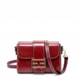 Cowhide bag spring and summer new trendy female bag wild Korean shoulder bag female fashion personality explosion small square bag