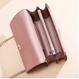 Cowhide women's bag new leather women's bag messenger bag spring and summer linge embroidery thread chain bag diagonal shoulder bag