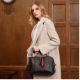 Genuine leather messenger bag women's bag