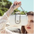 Bag summer small fresh messenger leather female bag new fashion shoulder chain small square bag wild