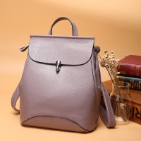 Female bag new fashion schoolbag backpack leather female bag first layer cowhide shoulder bag female first layer cowhide bag