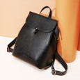 Female bag new fashion schoolbag backpack leather female bag first layer cowhide shoulder bag female first layer cowhide bag