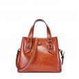 Bags women's new bucket bag fashion shoulder portable large capacity ladies leather handbags