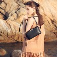 Spring and summer new leather handbags leather fashion small square bag ladies shoulder portable messenger bag mini bag