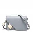 Spring and summer leather handbags new lychee pattern Korean fashion slung shoulder new bag leather small square bag