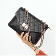 Genuine leather handbags new small fragrance wind embroidery leather cowhide handbags fashion diamond chain shoulder bag