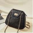 Chain crossbody bag female new fashion small fragrant style wild wild diamond female bag small black bag