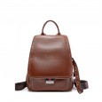 Leather shoulder bag women's new Korean fashion trend ladies backpack first layer cowhide soft leather women's bag