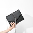 The new bag tassel small square bag diagonal cowhide shoulder fashion wild female leather handbag