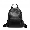 Summer New Leather Shoulder Shoulder Dual-purpose Baotou Cowhide Lady Bag Large Capacity Backpack Travel Bag
