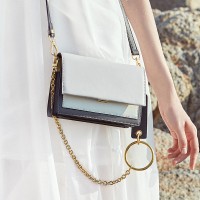 Summer pro-small square bag female new retro simple ring handbag messenger ladies bag