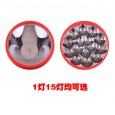 Rechargeable glare flashlight portable lamp searchlight plastic miner's lamp long-range outdoor patrol emergency