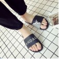 Bathroom slippers female summer cute cartoon pattern plastic slippers men's home indoor comfortable couple sandals and slippers