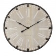 New European-style living room creative wall clock cafe bar decoration metal mute clock