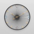 European style best selling creative wall clock living room mute clock round iron clock