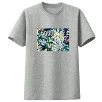 New men's short-sleeved T-shirt trend round neck half-sleeved summer men's cotton tide brand clothes loose compassionate