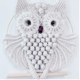 Nordic style round owl wall decoration children's room decorations handmade creative ornaments home wall decoration