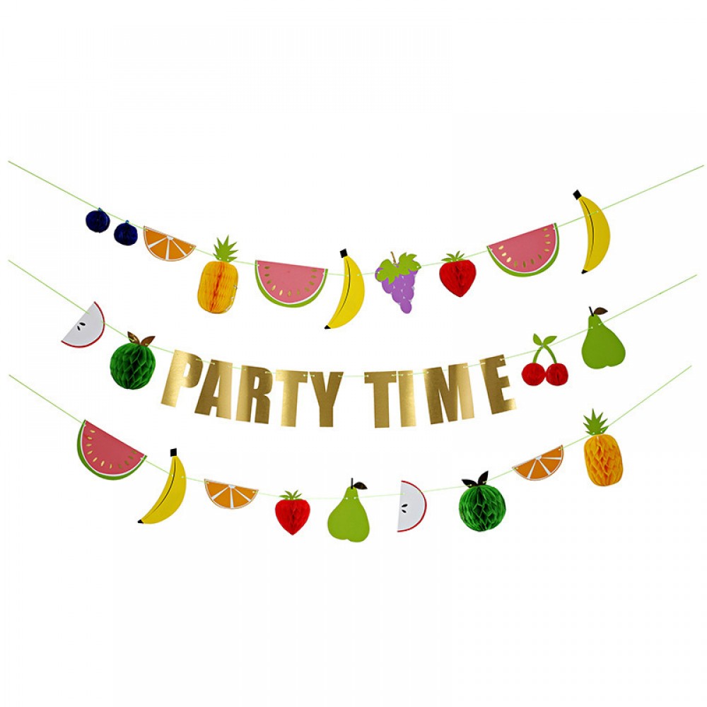 Explosion fruit ornaments children's room decoration birthday layout hanging ornaments European and American style exquisite wall hanging