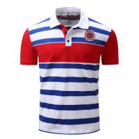 New spring and summer casual large size men's POLO shirt men's lapel shirt shirt024