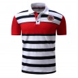 New spring and summer casual large size men's POLO shirt men's lapel shirt shirt024