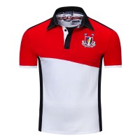 Spring and summer new men's POLO shirt men's short-sleeved lapel shirt