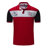 New spring and summer men's POLO shirt men's lapel shirt 035