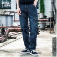 New multi-pocket straight tooling jeans men denim long pants outdoor casual loose overalls men