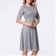 Summer style women's word collar pencil skirt dress