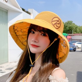 Hat female summer basin hat sun hat sun hat UV protection wild big eaves sunscreen fisherman hat