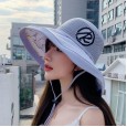 Hat female summer basin hat sun hat sun hat UV protection wild big eaves sunscreen fisherman hat