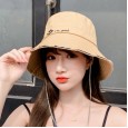 Removable protective cap isolation dust spit splash fisherman hat smiley chain hat men and women spring and summer