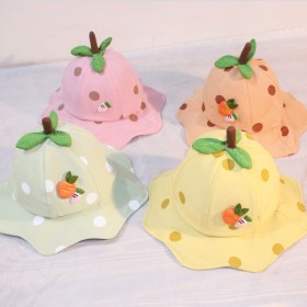 Children boys and girls baby cute carrot sun hat fisherman hat sun hat summer travel sun hat