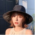 Hat fisherman hat female summer wild along the sun hat to cover the face vinyl sunscreen sun hat