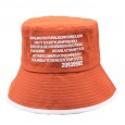 New female spring and autumn rubber color matching sunshade foldable basin hat big eaves cover face fisherman hat female summer