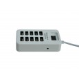 P-1603 multi-purpose 10-port computer USB2.0HUB splitter with switch 1.0 meter supports 1TB mobile hard disk