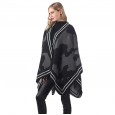The new street color matching faux cashmere ladies warm wild scarf shawl
